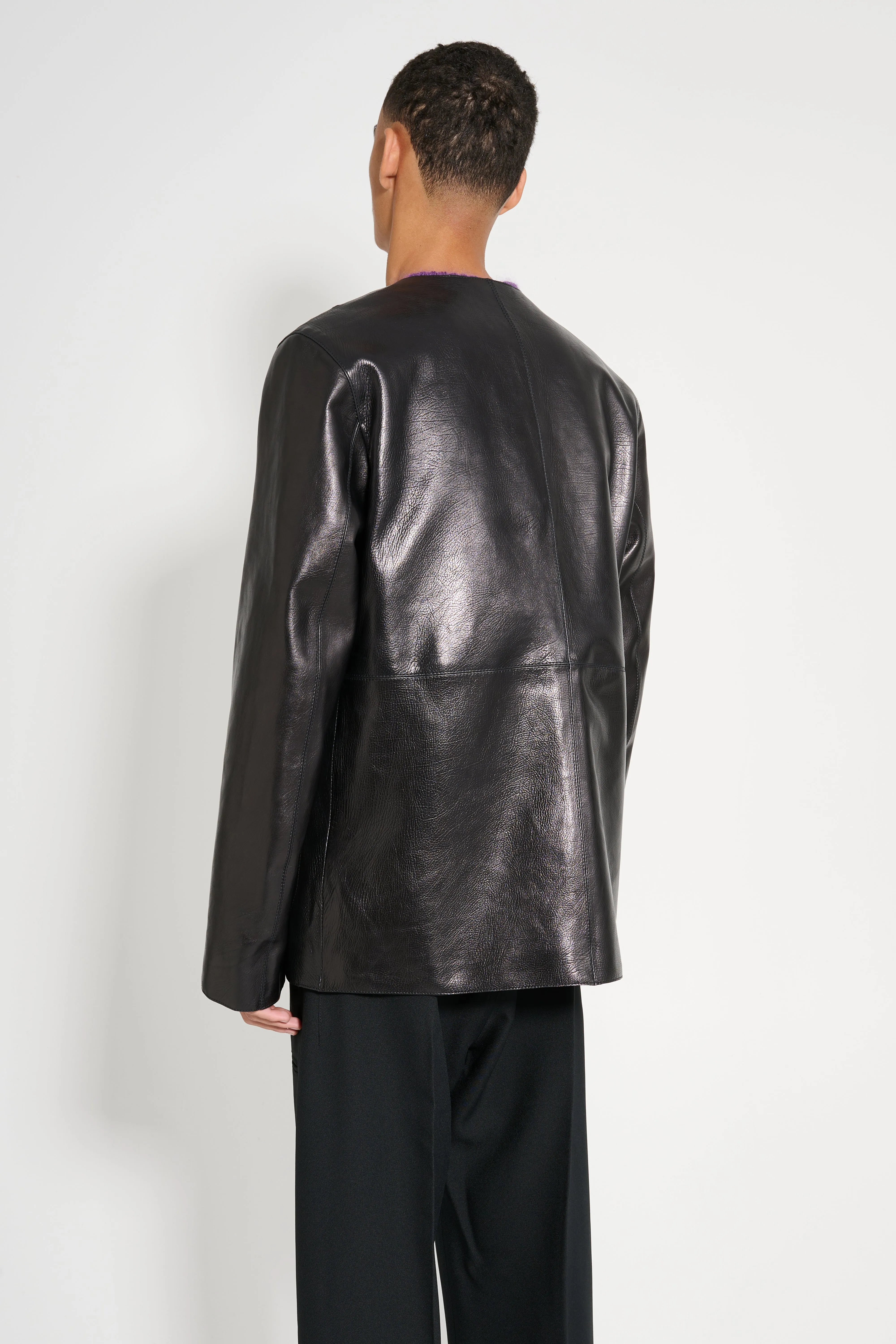 Namacheko Courtenay Leather Jacket Black