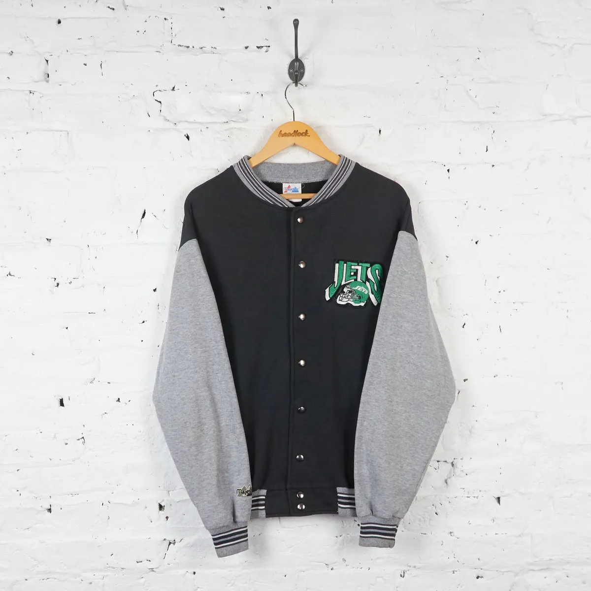 New York Jets American Football Sweat Jacket - Black - L