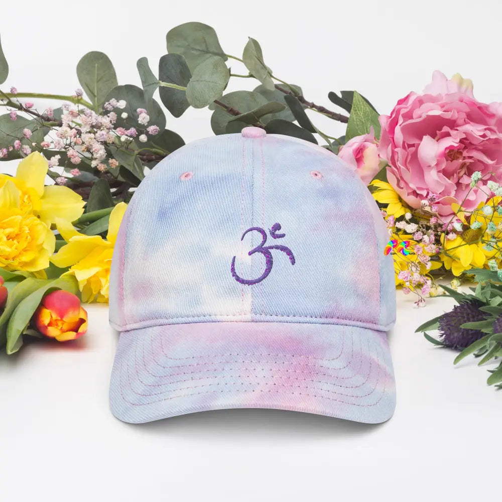 Om Tie Dye Baseball Hat