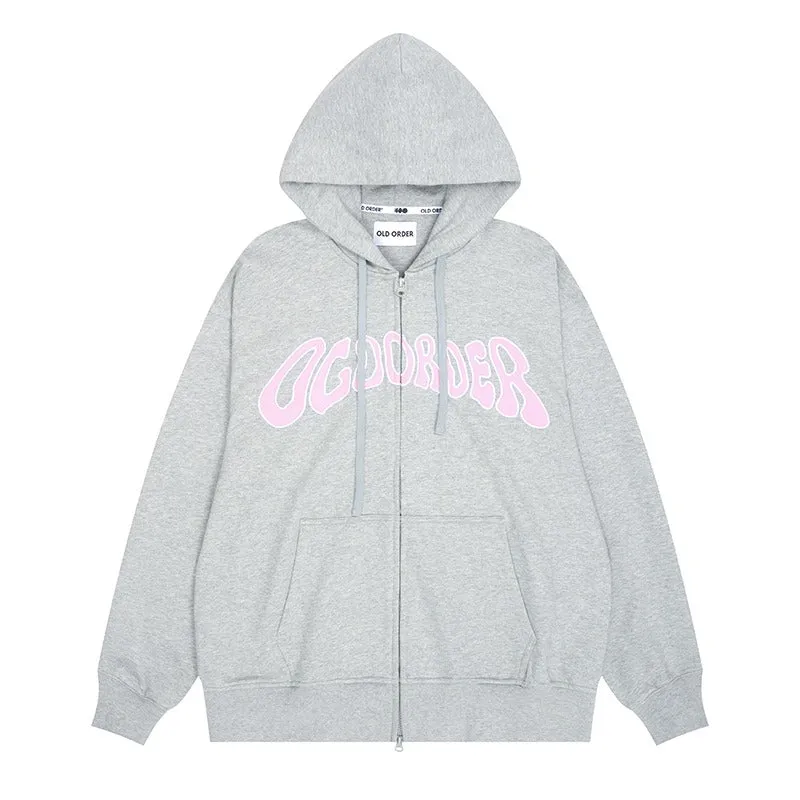 OO Logo Zip Up Hoodie