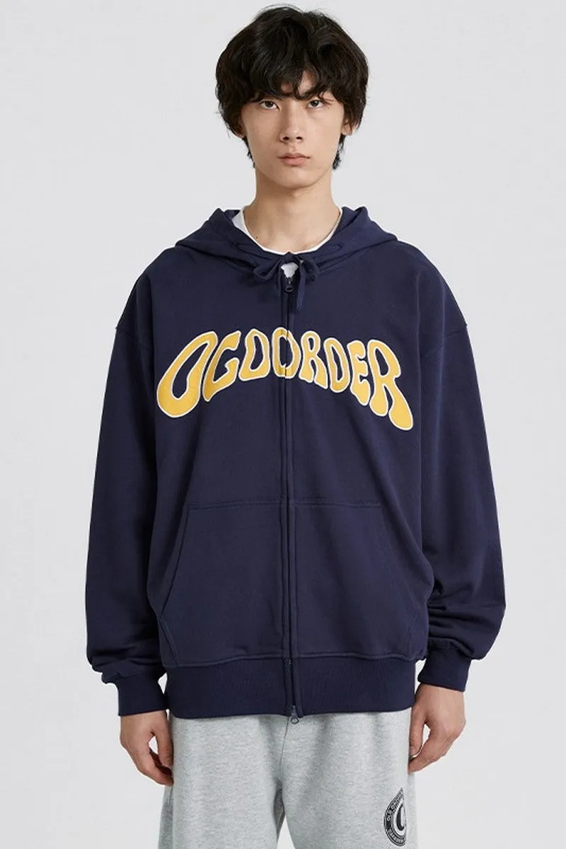 OO Logo Zip Up Hoodie