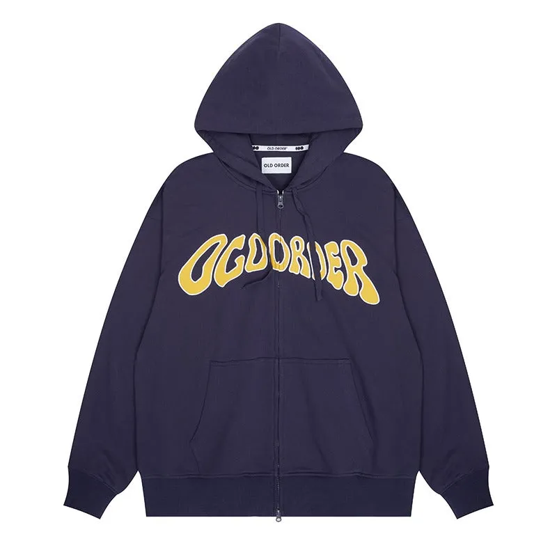 OO Logo Zip Up Hoodie