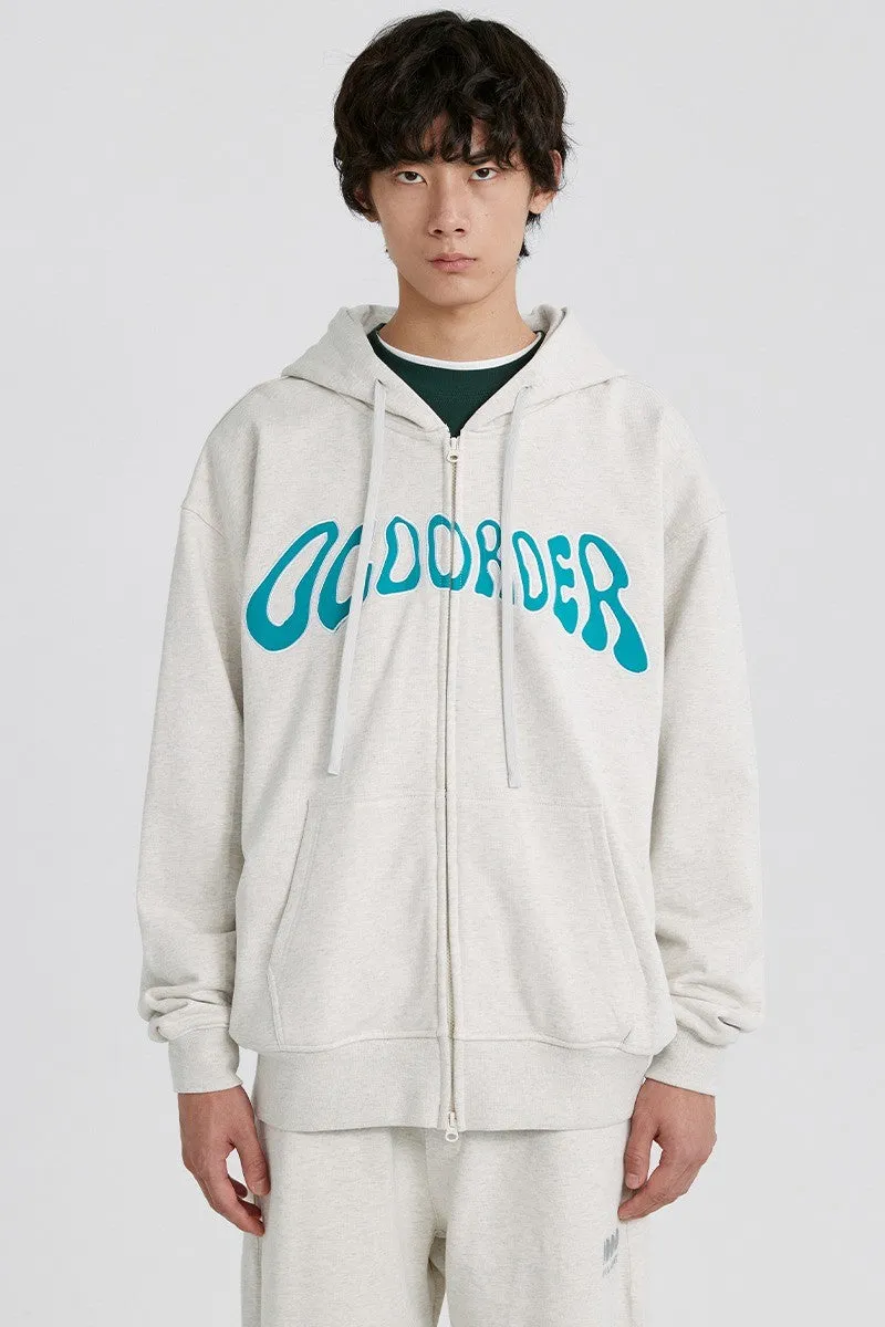 OO Logo Zip Up Hoodie