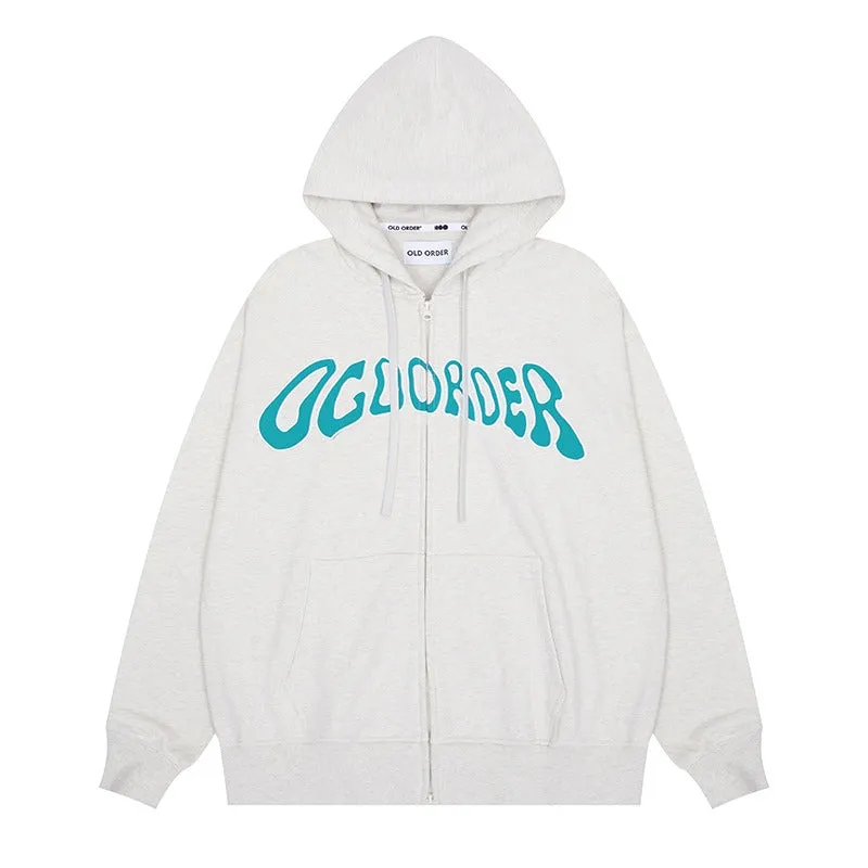 OO Logo Zip Up Hoodie