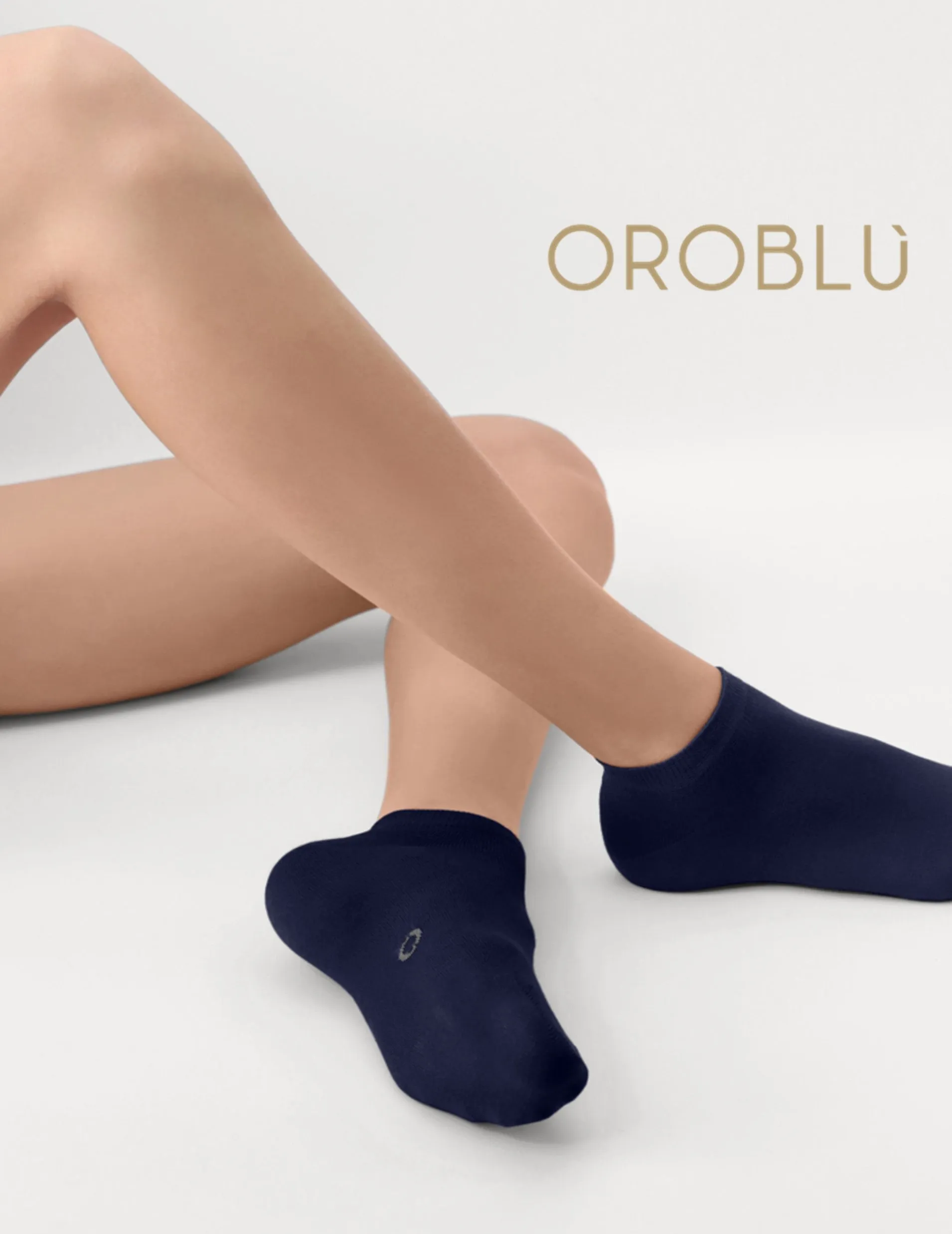 Oroblu Bio Cotton Sneaker Socks Black