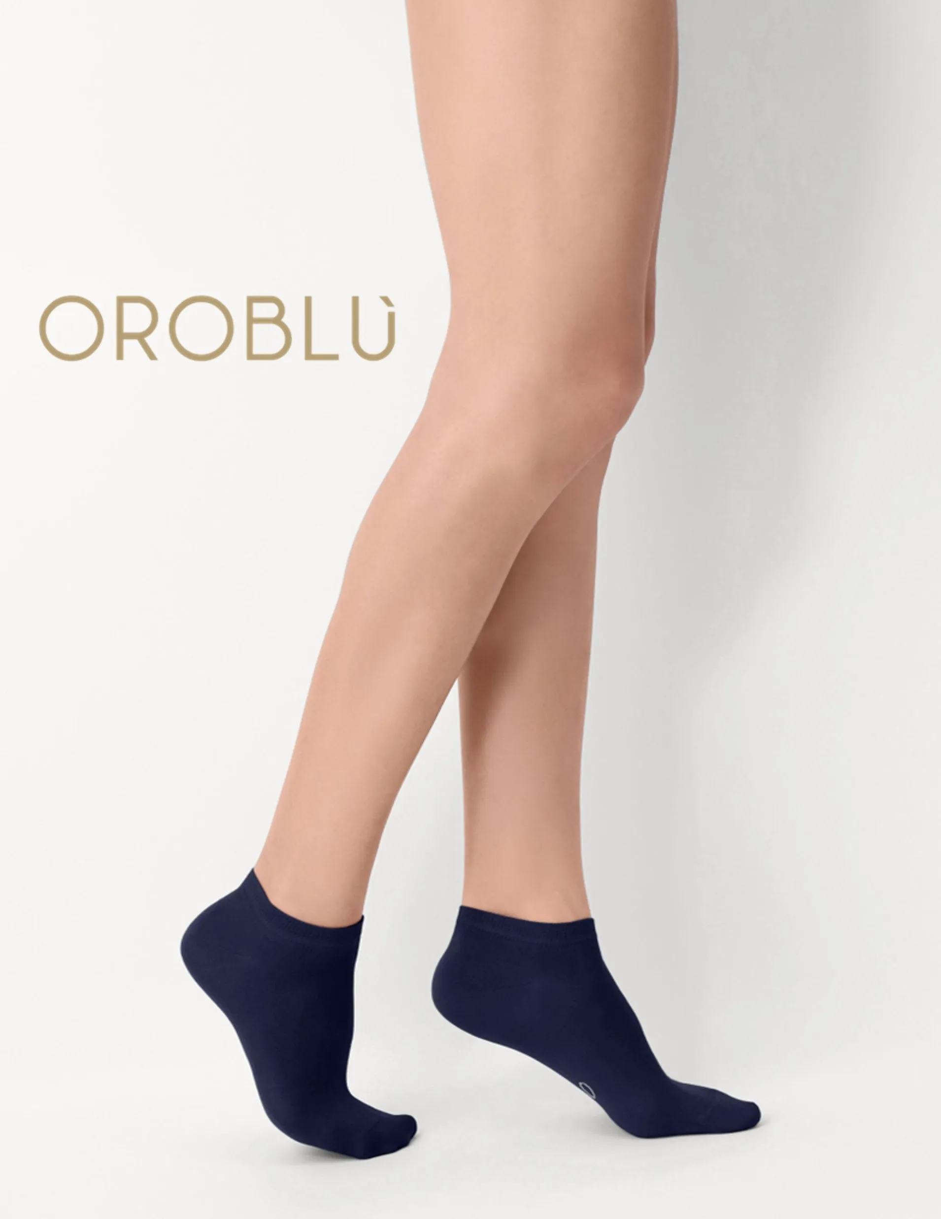 Oroblu Bio Cotton Sneaker Socks Black