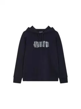 Overseas Station Season Big Chance 8 18 Women s Cotton Logo Hooded Sweatshirt Dark Navy 271477