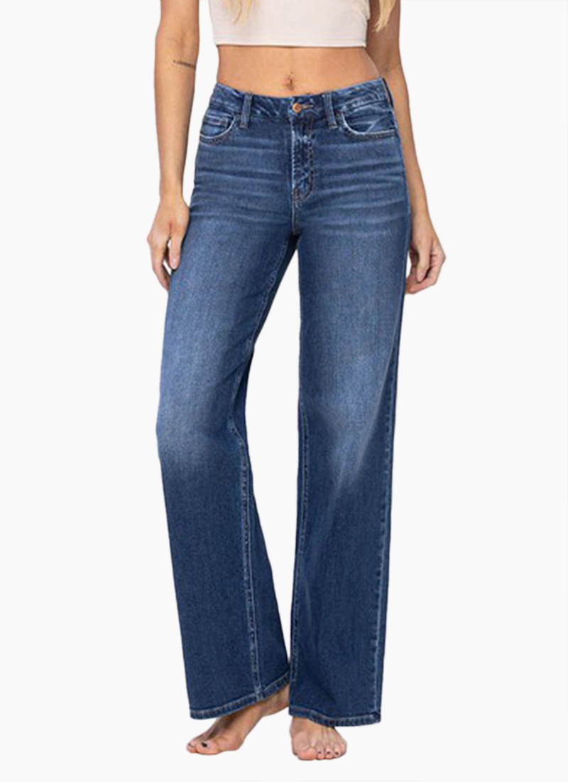 Paisley High Rise Relaxed Fit Jeans 5363