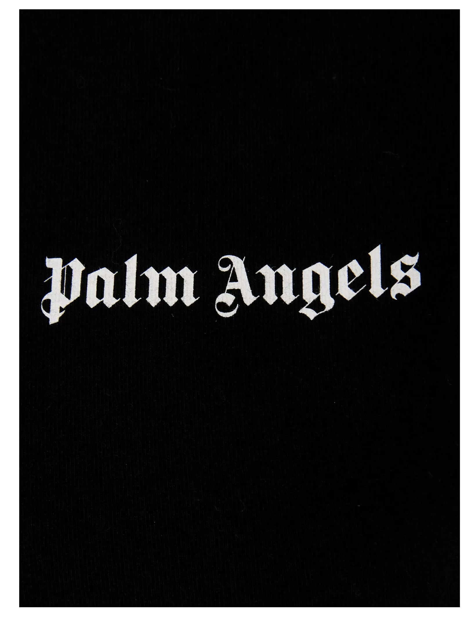 Palm Angels Logo Printed Crewneck Cropped T-Shirt