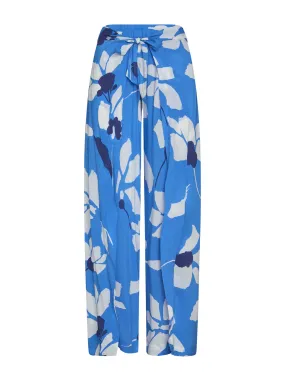 Pantalone Cropped con Fiocco in Viscosa Summer - Fant. Blue Danube