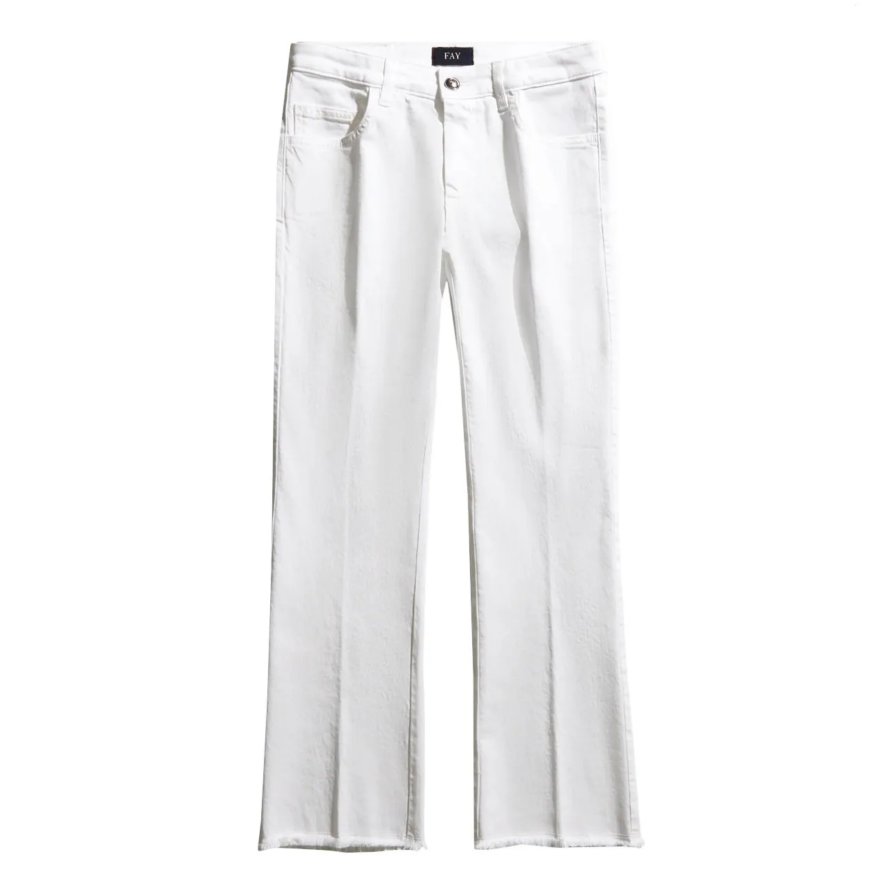 PANTALONE CROPPED Donna Bianco