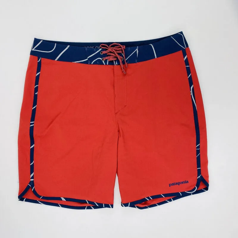 Patagonia  M's Hydropeak Scallop Boardshorts - 18 in. - Pantaloncini di seconda mano - Uomo - Rosso - 42