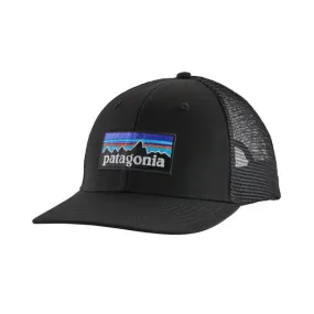 PATAGONIA - P-6 LOGO TRUCKER HAT - BLACK