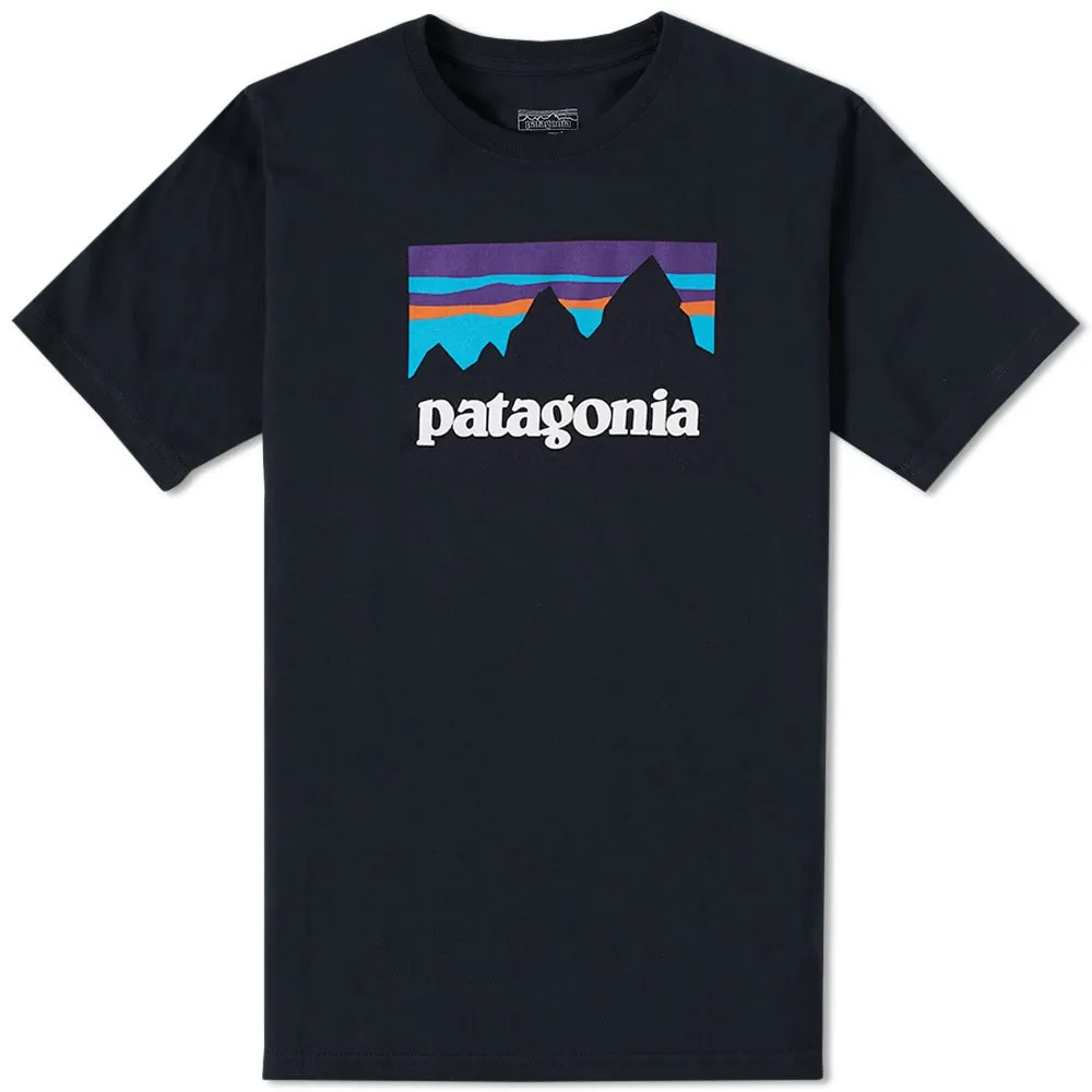 Patagonia Shop Sticker TeeBlack