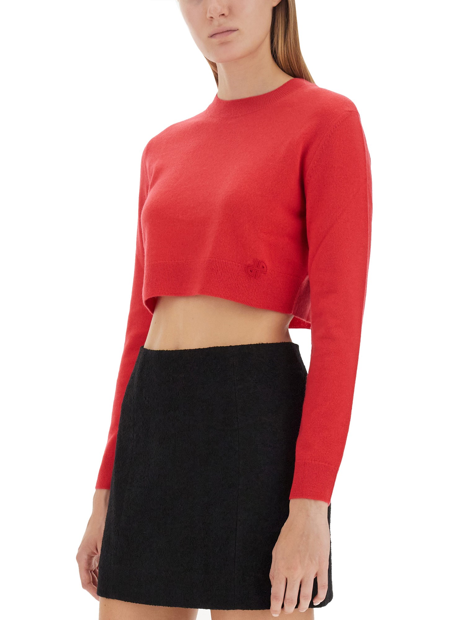 PATOU    CROPPED SHIRT