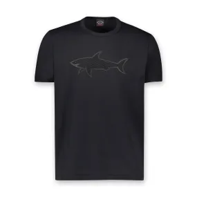 Paul & Shark - Net Shark T-Shirt in Black