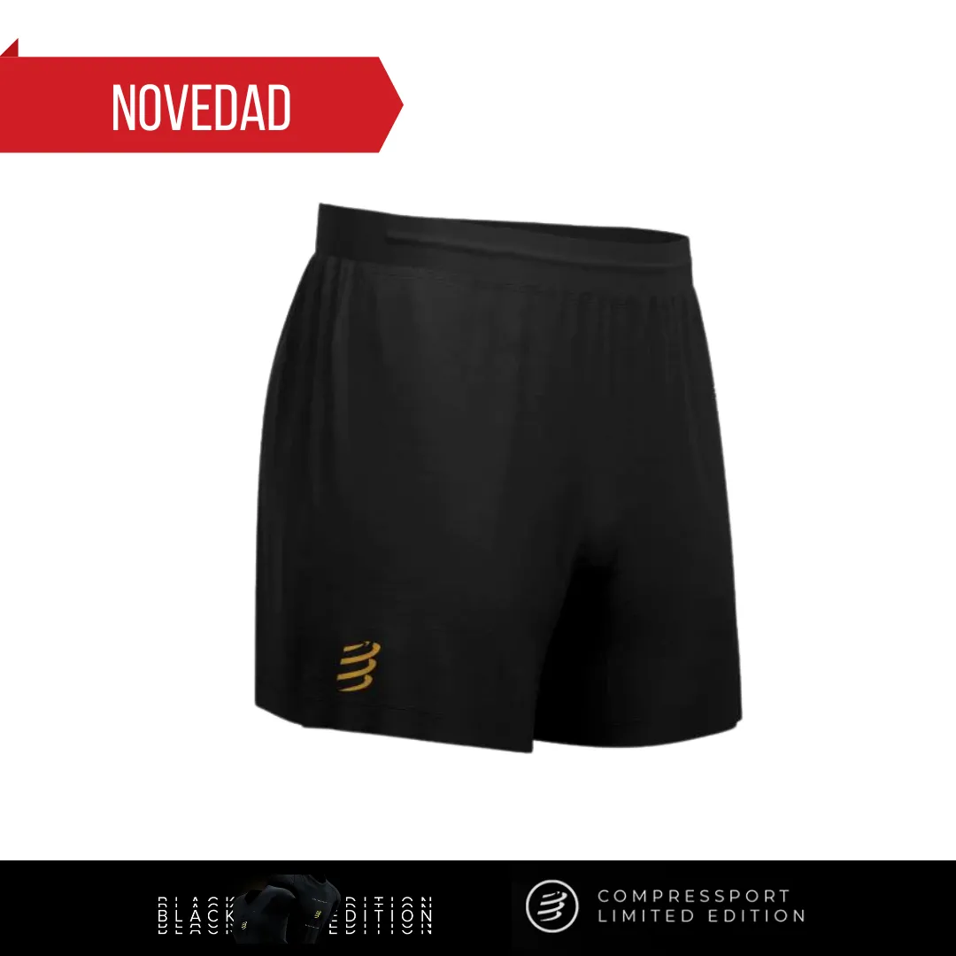 Performance Short Black Edition 2022 para Hombre - Compressport