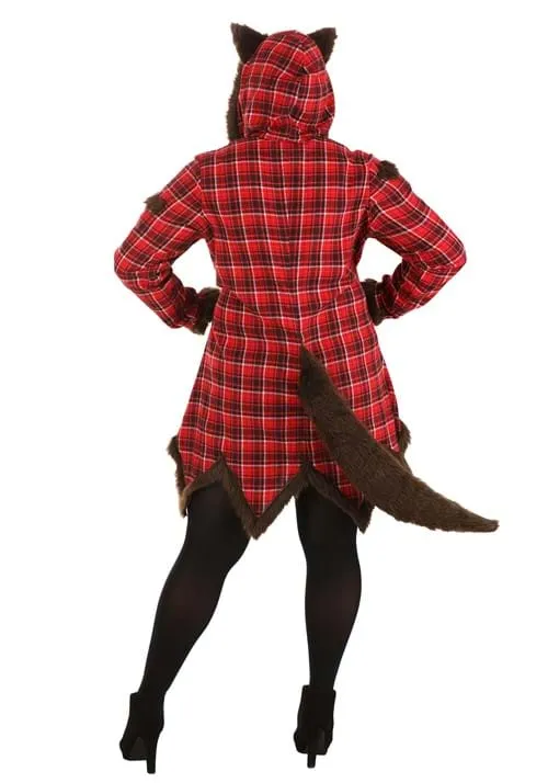 Plus Size Women's Werewolf Coat Costume