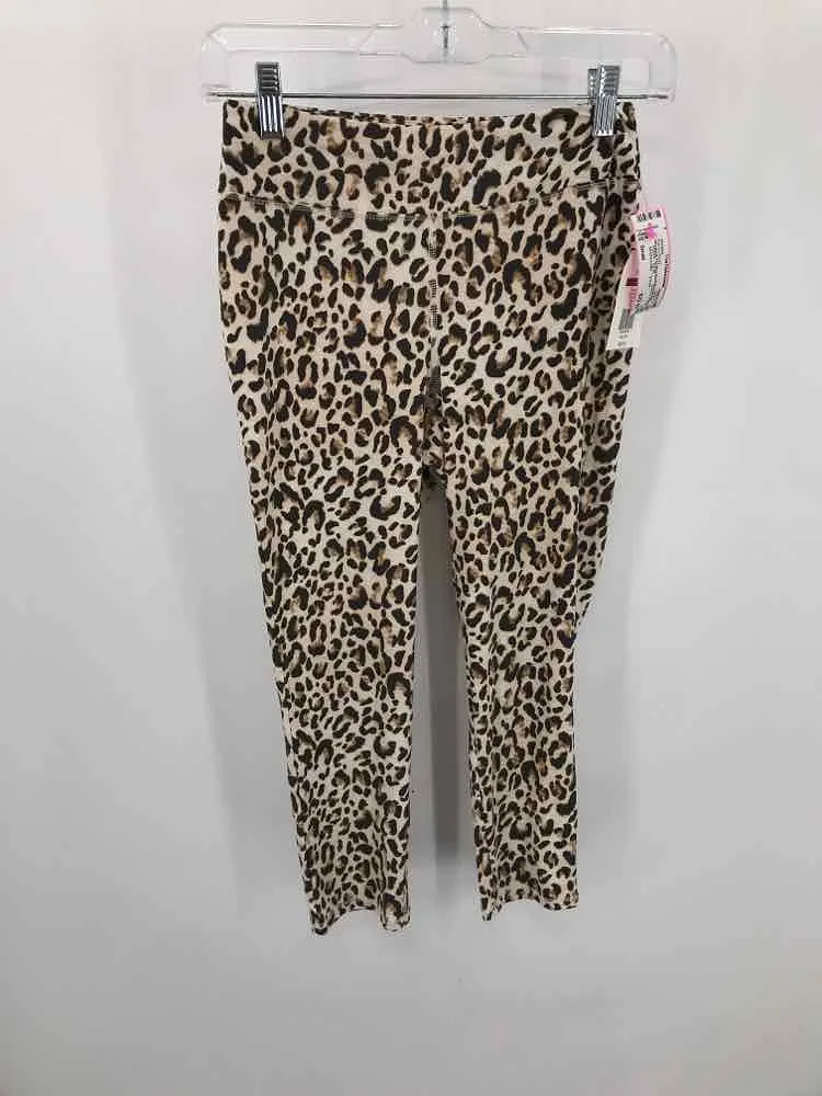 Pre-Owned Wonderly Tan Size Small Printed Pull On Pants