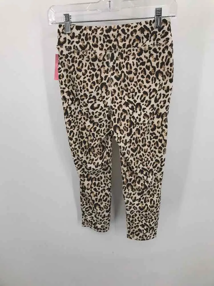 Pre-Owned Wonderly Tan Size Small Printed Pull On Pants