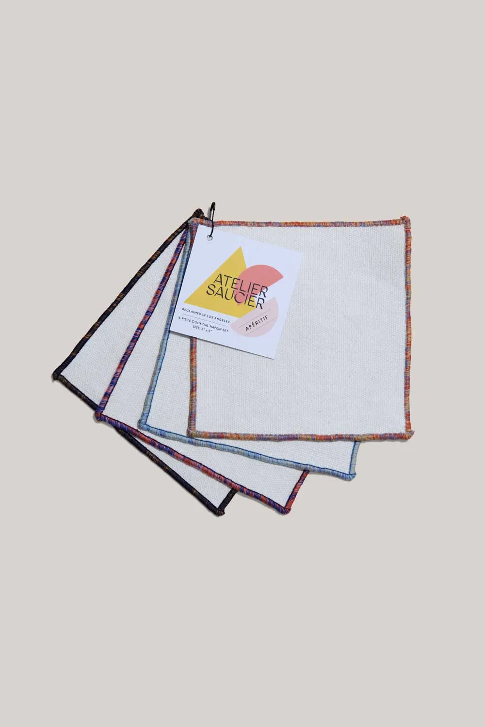 Rainbow Sky Cocktail Napkins, Set of 4