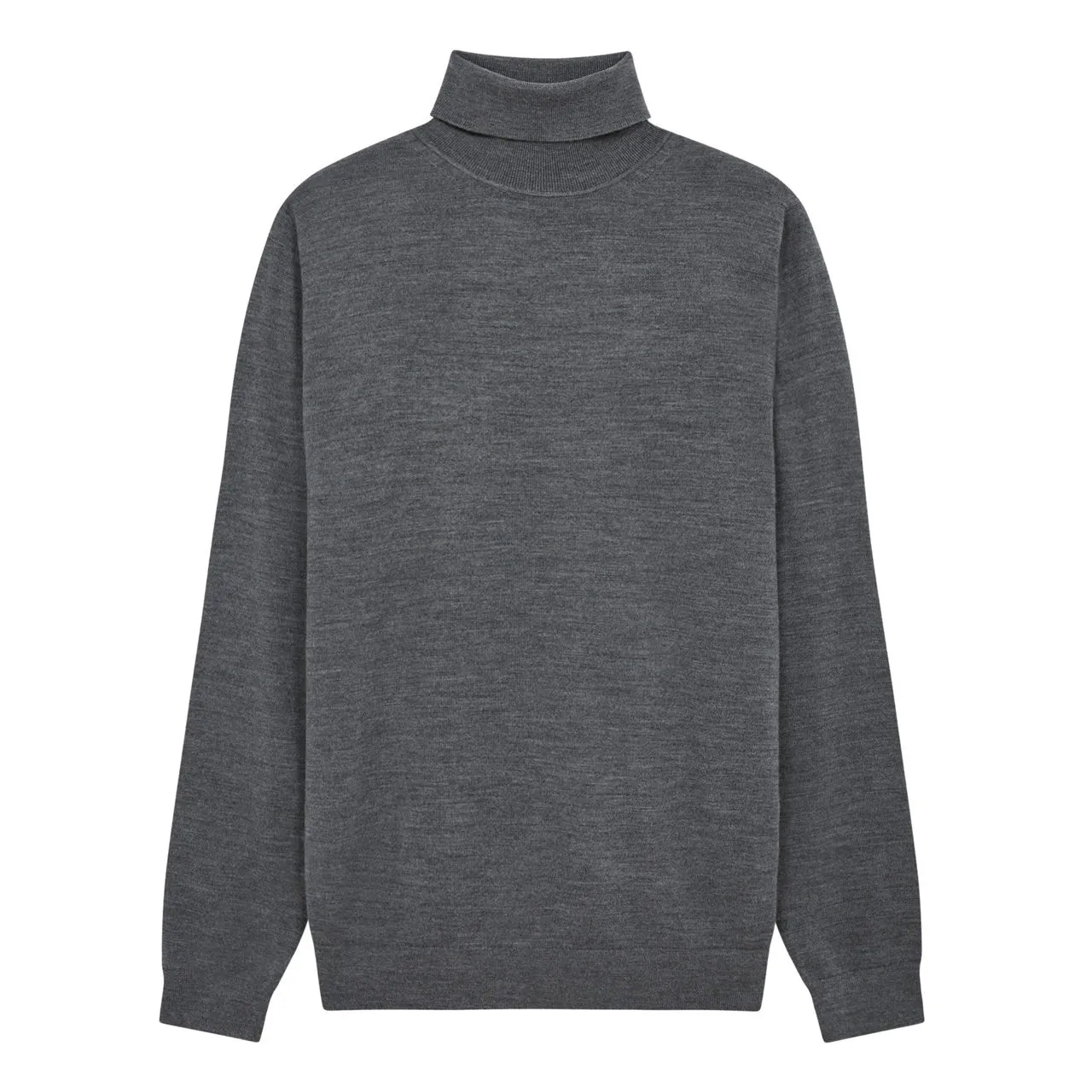 REISS Caine Roll Neck Sweater - Grey