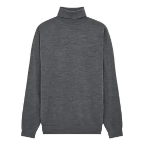 REISS Caine Roll Neck Sweater - Grey