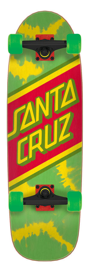 Santa Cruz Rasta Tie Dye 8.79 Street Cruzer