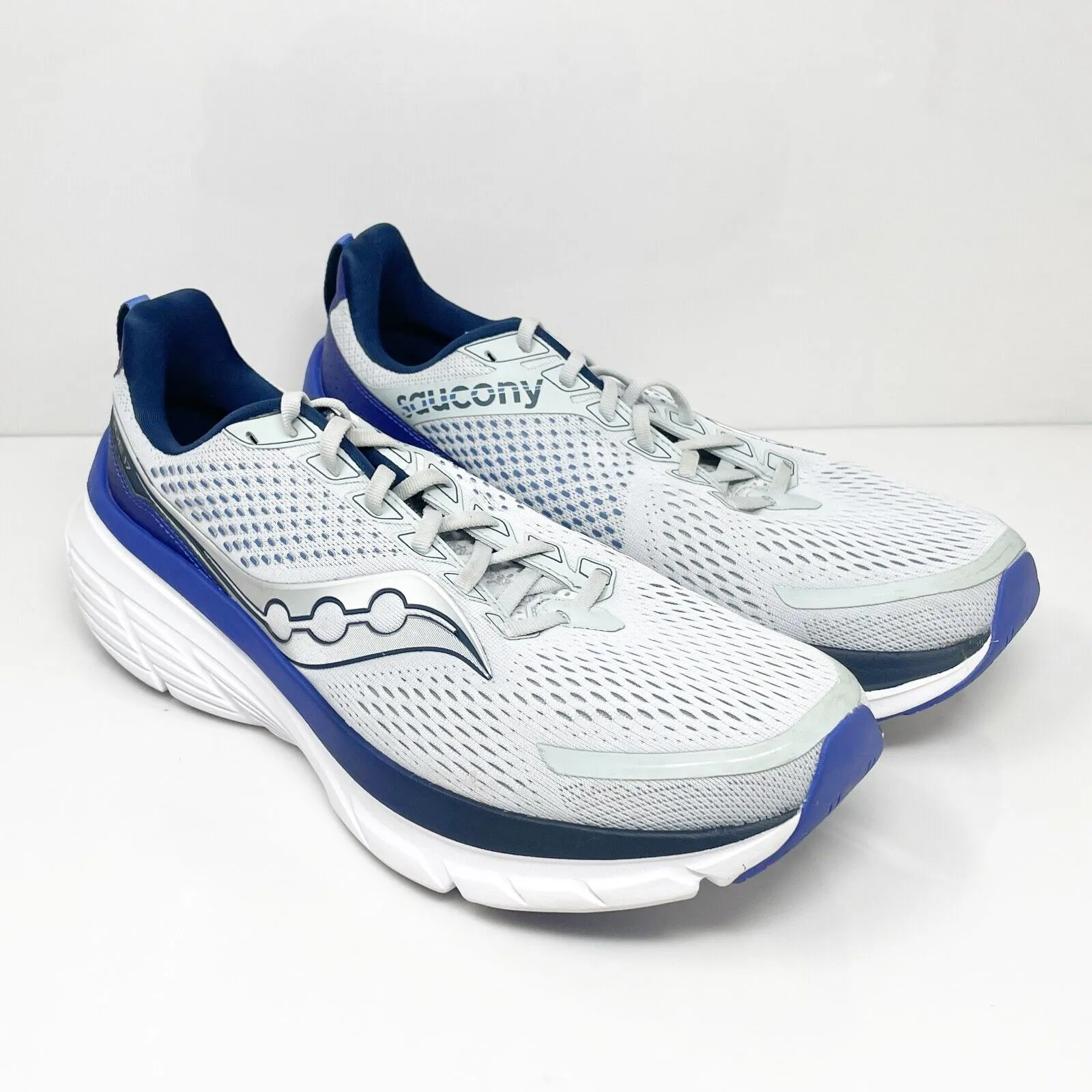 Saucony Mens Guide 17 S20936-241 Gray Running Shoes Sneakers Size 13