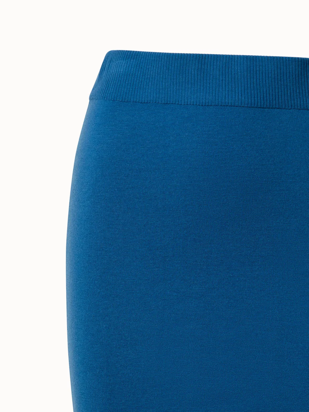 Short Knit Skirt in Merino