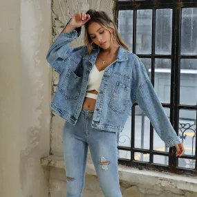 Short Loose Casual Denim Jacket