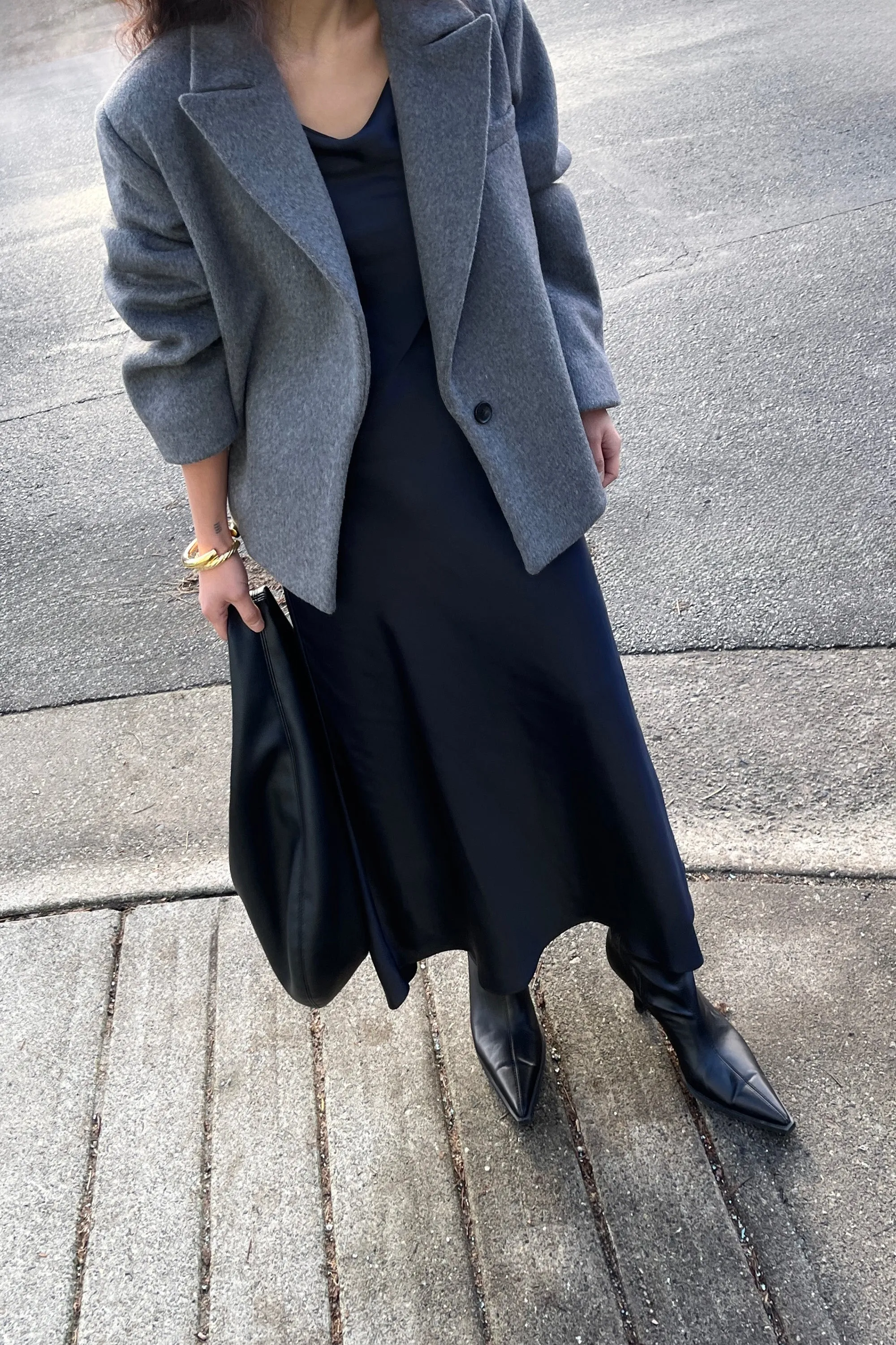 SHORT WOOL BLEND COAT