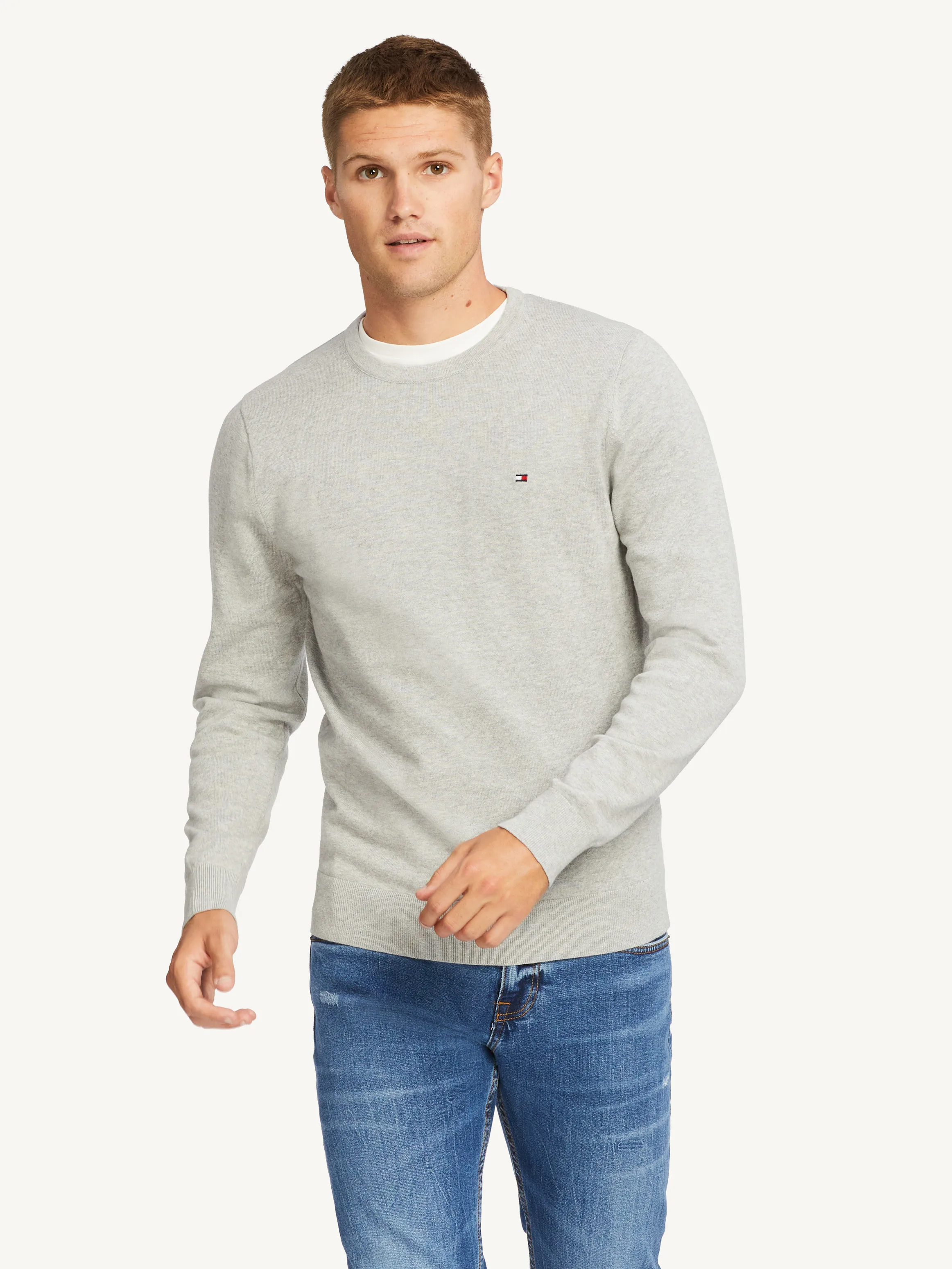 Signature Crew Neck Sweater  |Sweatshirts & Hoodies | Tommy Hilfiger