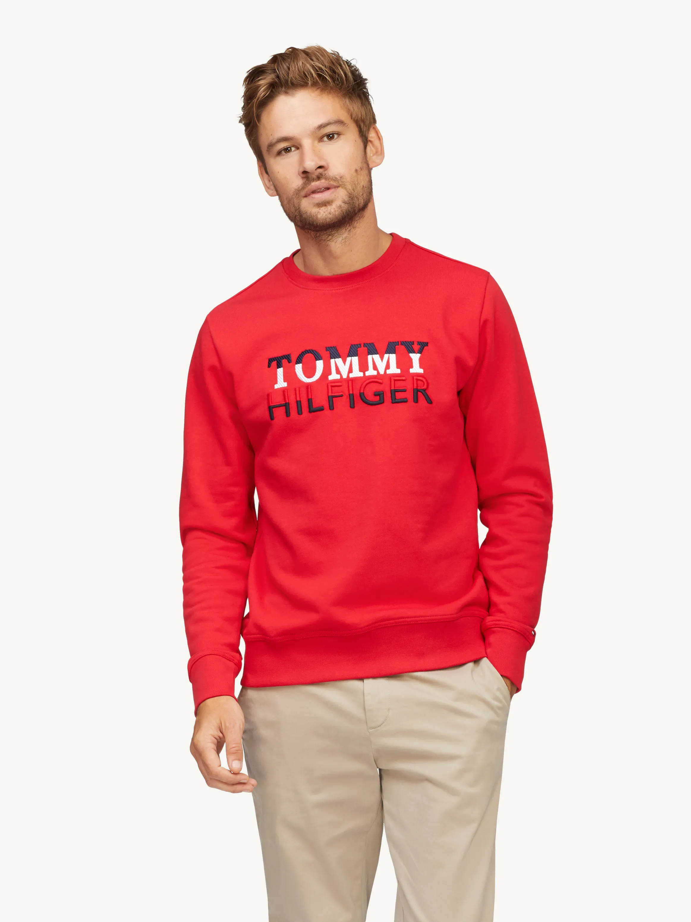 Sliced Logo Sweatshirt | Sweatshirts & Hoodies | Tommy Hilfiger