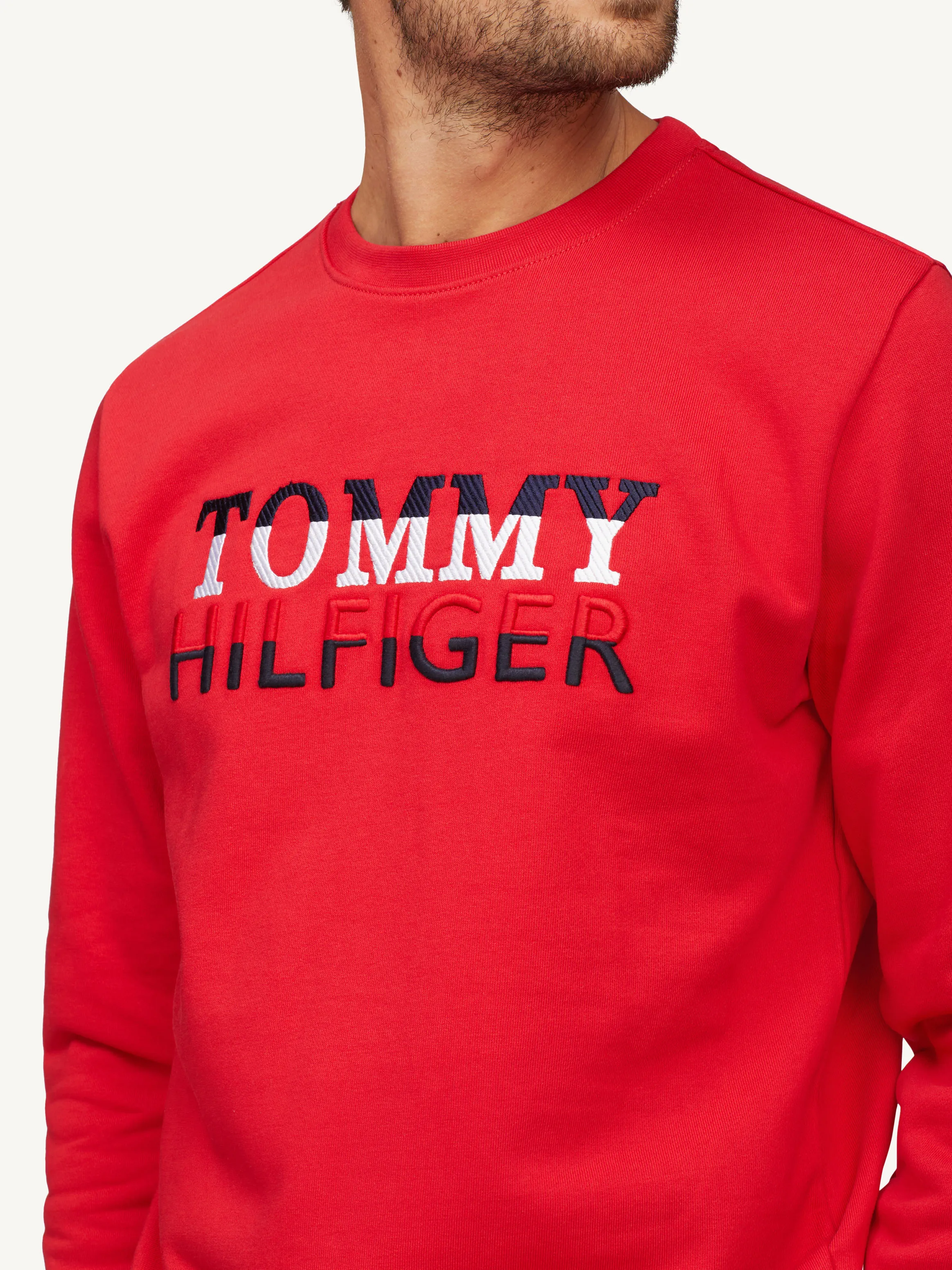 Sliced Logo Sweatshirt | Sweatshirts & Hoodies | Tommy Hilfiger