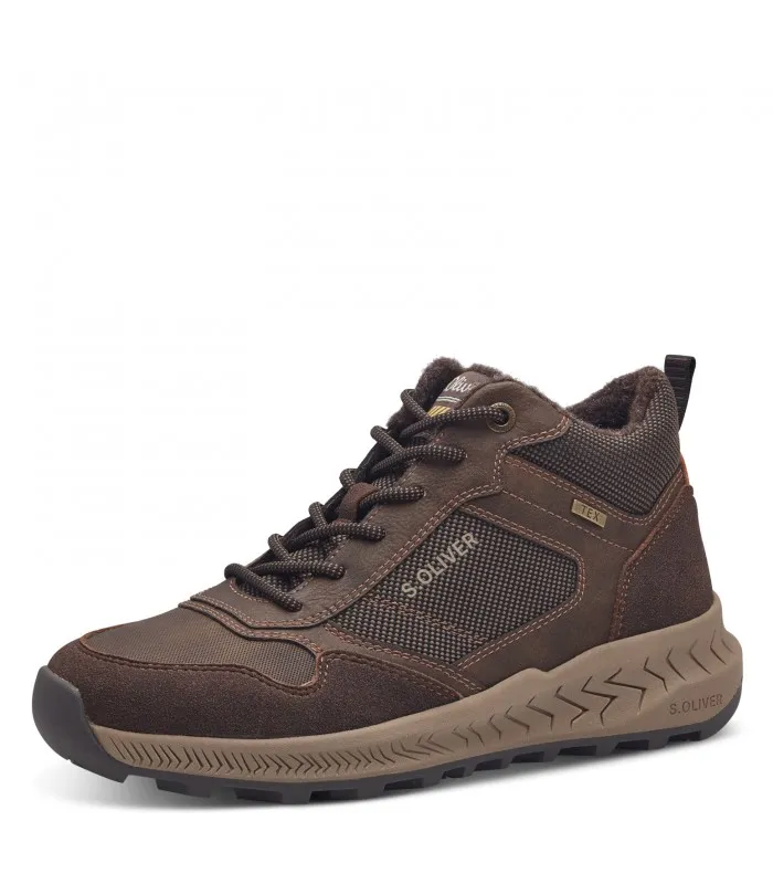 S.Oliver Mens Boots- Brown 5-16256-43-339