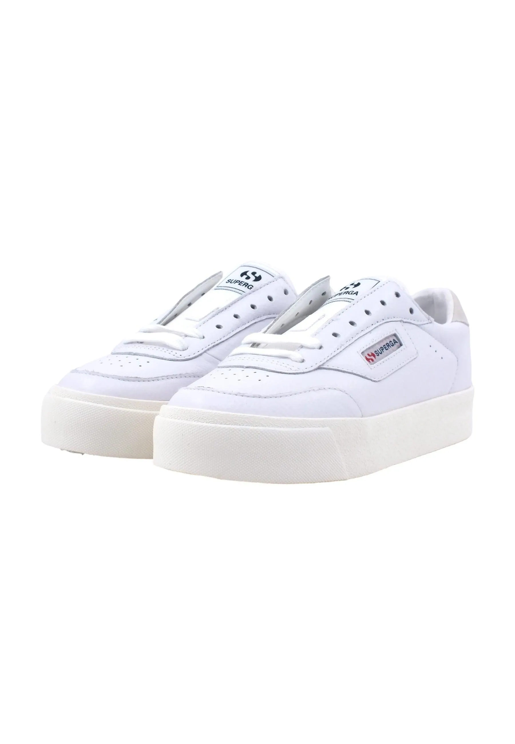 SUPERGA 3854 Court Sneaker Donna White Avorio S4123TW