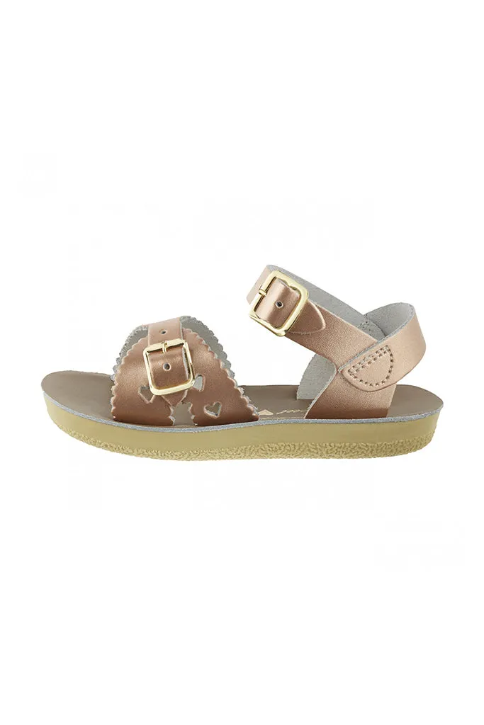 Sweetheart Sandals - Rose Gold