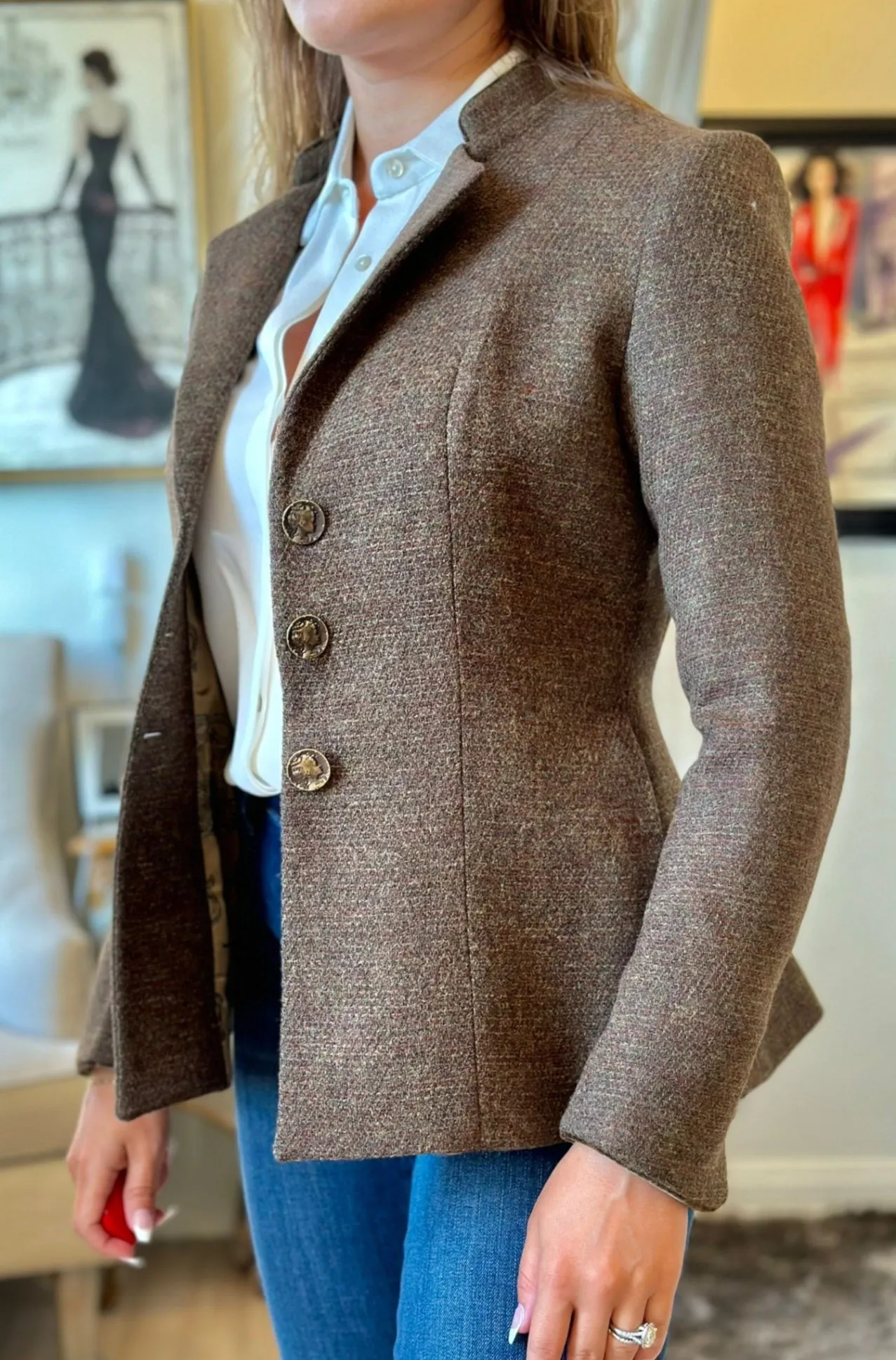 T.ba Jacket Tweed