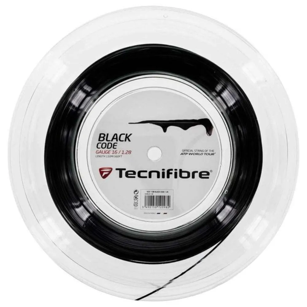 TECNIFIBRE 110M Squash String Reel (Black)