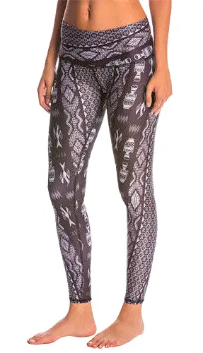 Teeki Diamond Tribe Charcoal Goddess Leggings