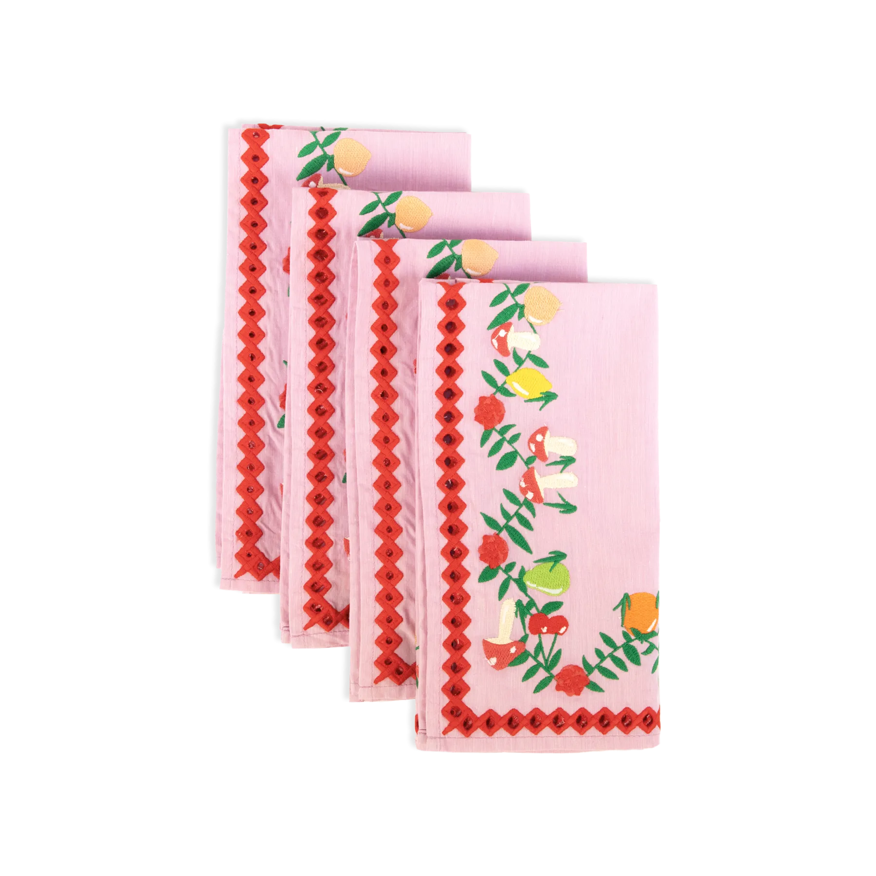 The Fruit Basket Napkin, Set of 4 - Tutti Frutti / Cotton