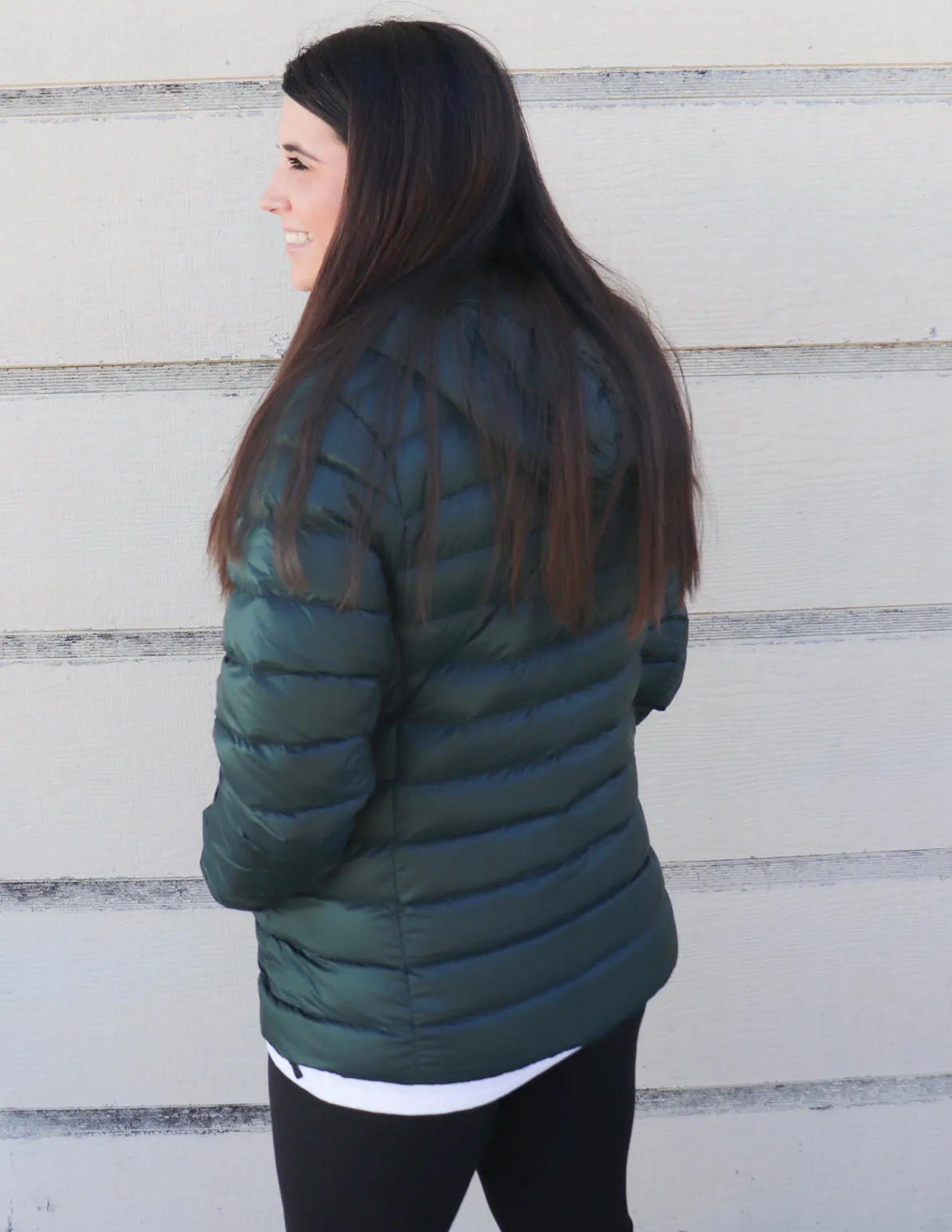 The North Face Women's Sierra Peak Hooded Jacket - Dark Sage Green