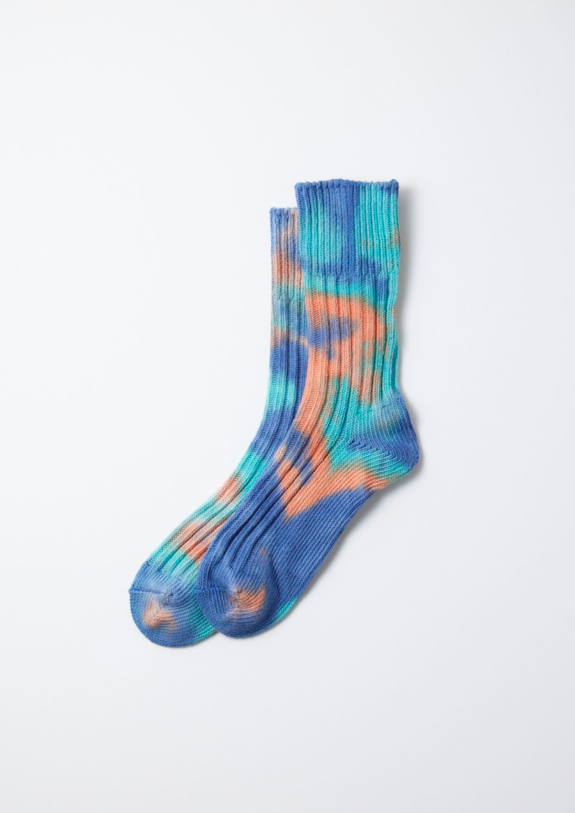 Tie Dye Chunky Ribbed Socks