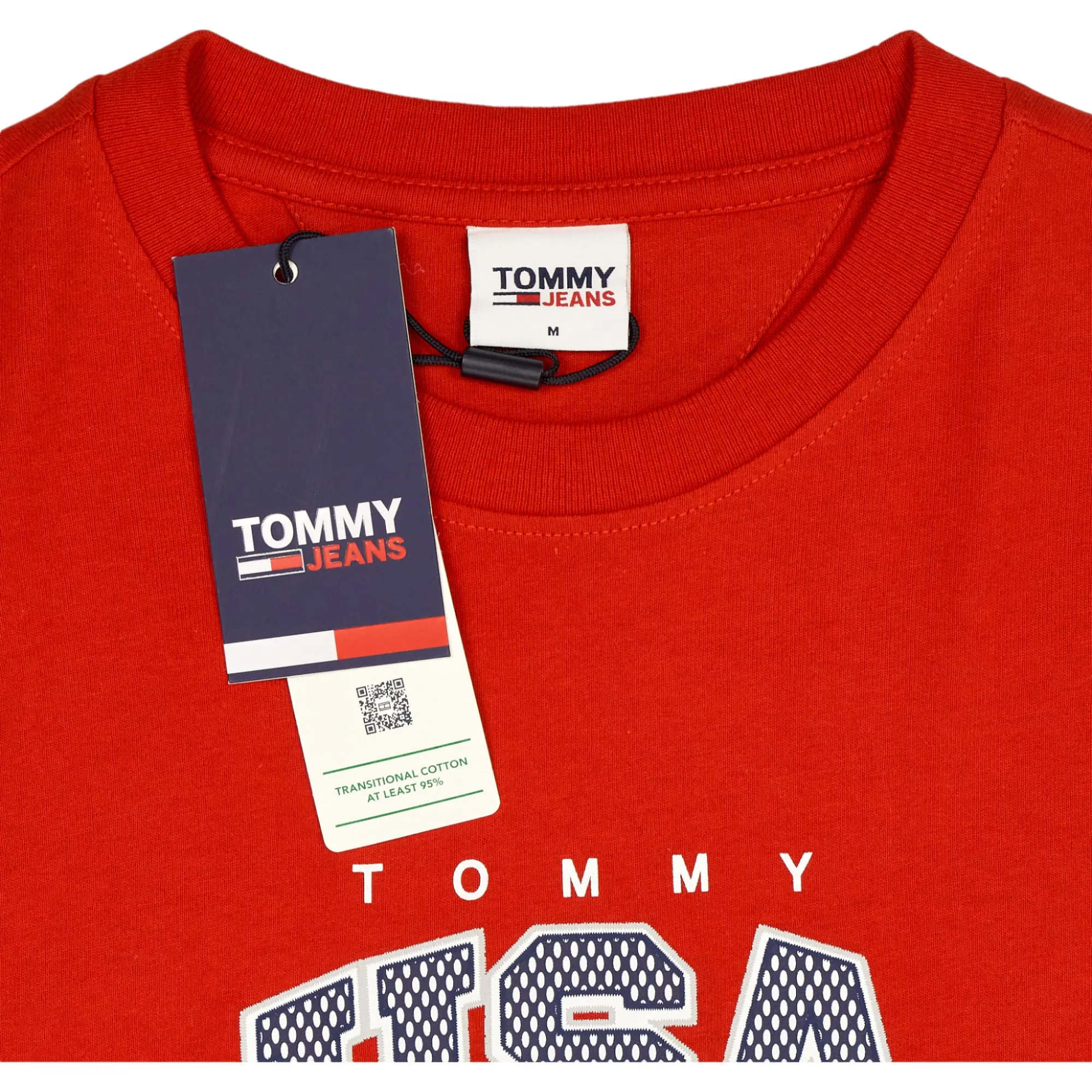 Tommy Jeans Deep Crimson USA T-Shirt