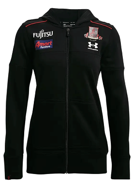 Under Armour Womens Essendon Zip Thru Hoodie <BR> 1374270 001