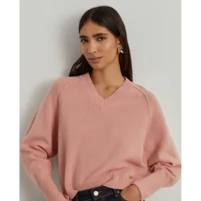 V-neck wool sweater