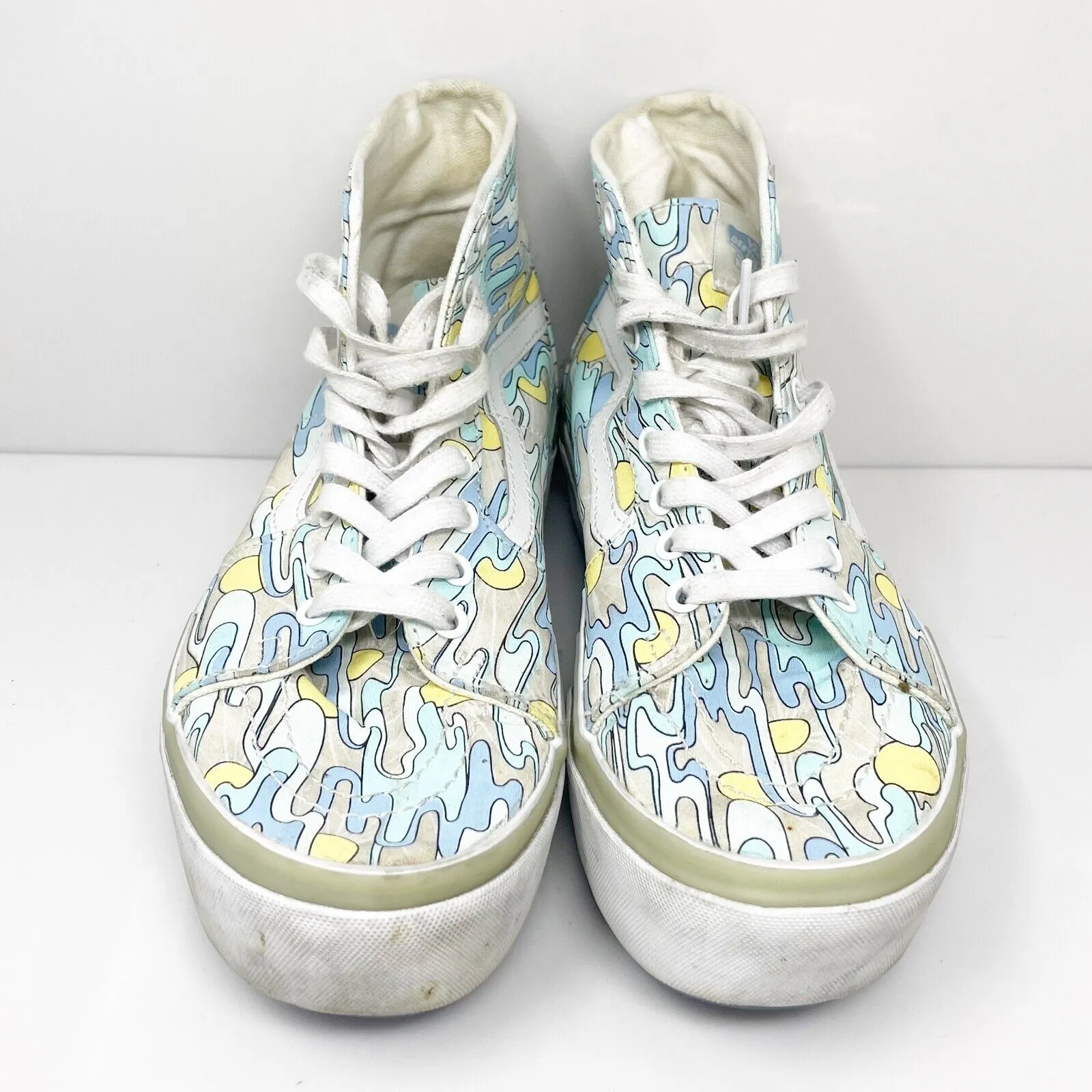 Vans Unisex Sk8 Hi 721356 White Casual Shoes Sneakers Size M 7.5 W 9