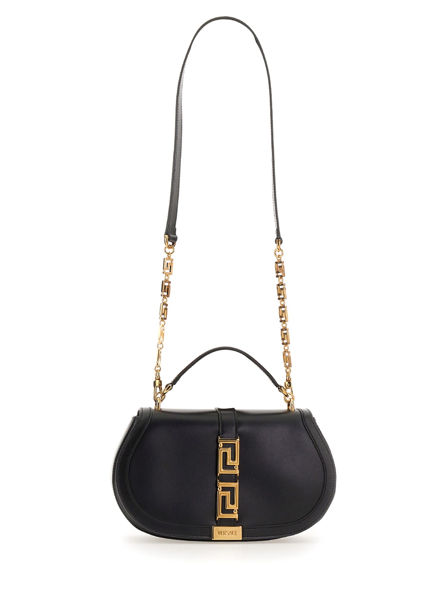 VERSACE    GRECA GODDESS LEATHER BAG