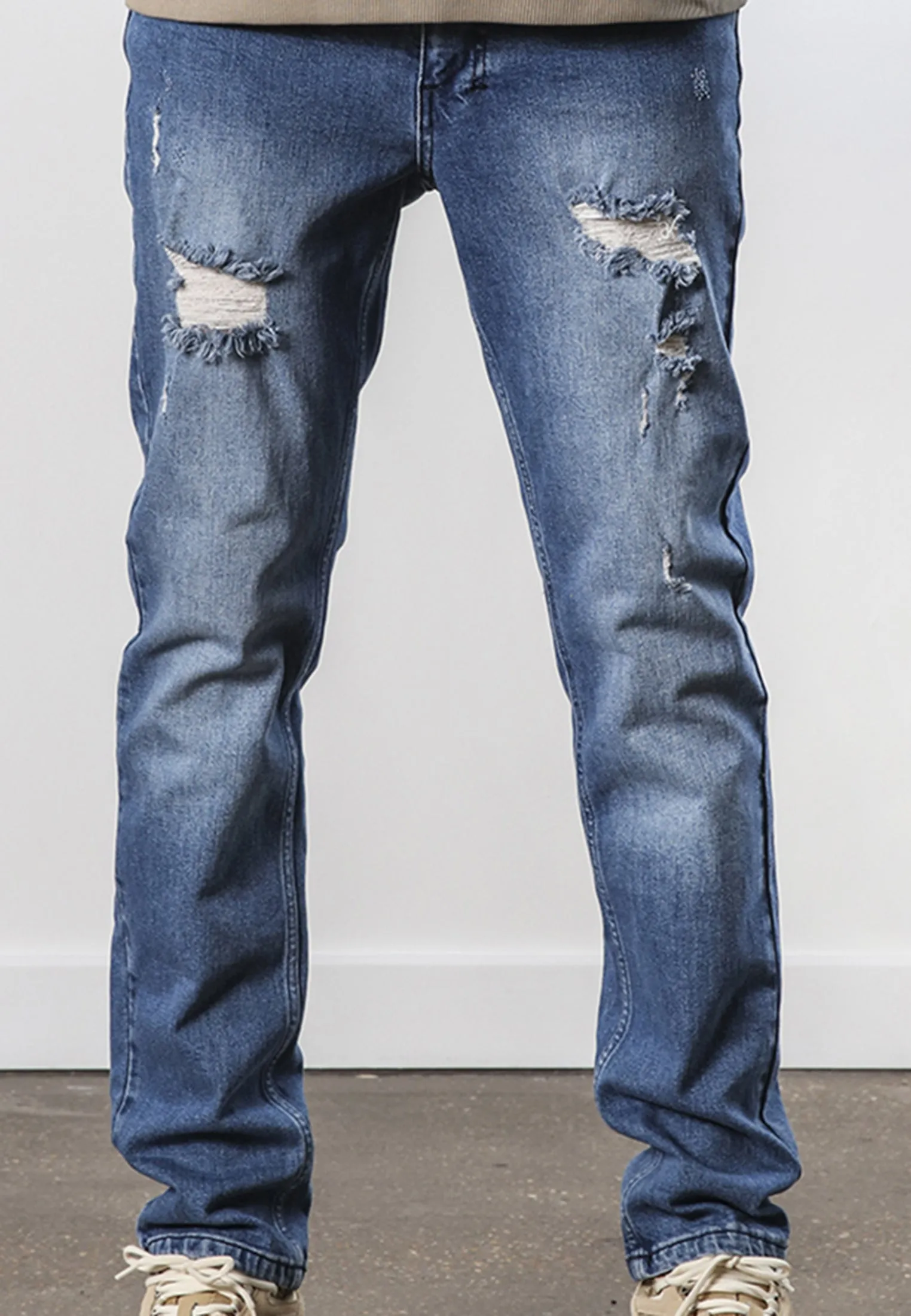 VICIOUS JEANS RIPPER BLUE